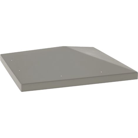 Outsunny 3 x 3(m) Gazebo Canopy Replacement Cover, UPF30+, Grey