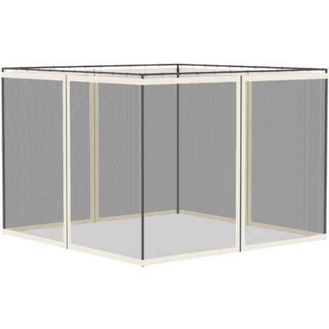 Outsunny 302 x 207cm Universal Replacement Gazebo Mesh Netting Screen Walls