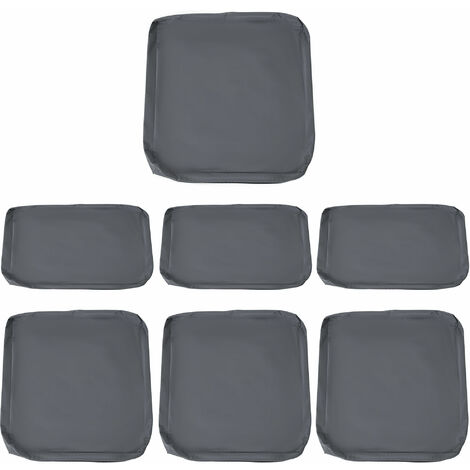 main image of "Outsunny 7 Pcs Zipped Cushion Cover Replacement Set Garden Rattan Seating"