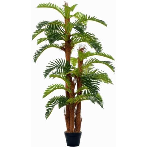 Outsunny Artificial Palm Plant Fake Tree for Home Office, 150cm