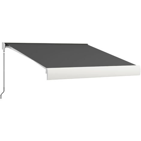 Outsunny Electric Retractable Awning Sun Canopies for Door Window 3 x 2.5(m)