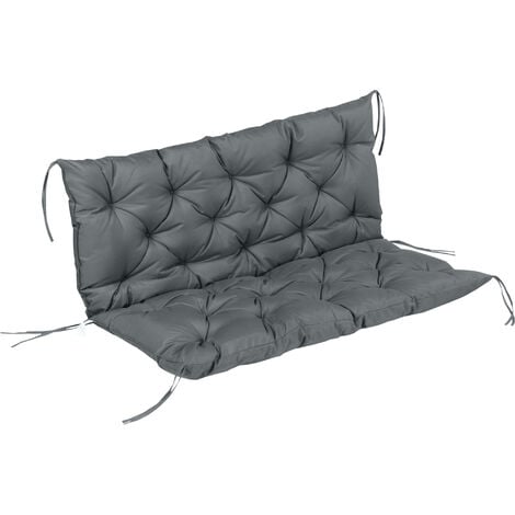 Outsunny Garden Bench Cushion 2 Seater Swing Chair Cushion Outdoor Seat Pad