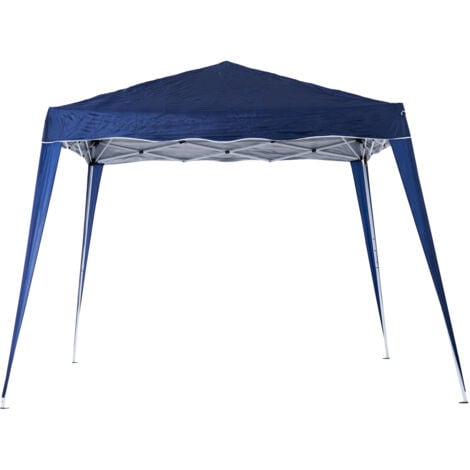 Outsunny Garden Pop up Gazebo Tent Party Water-resistant 2.5 x 2.5M Blue