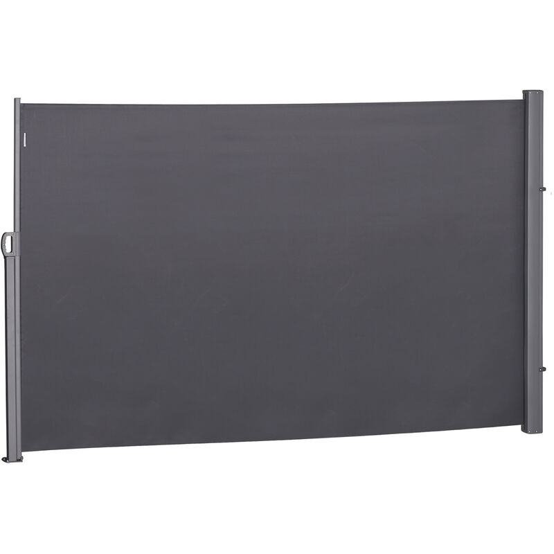 

Pantalla Retráctil Toldo Lateral para Balcón Mampara de Privacidad Exterior - Gris