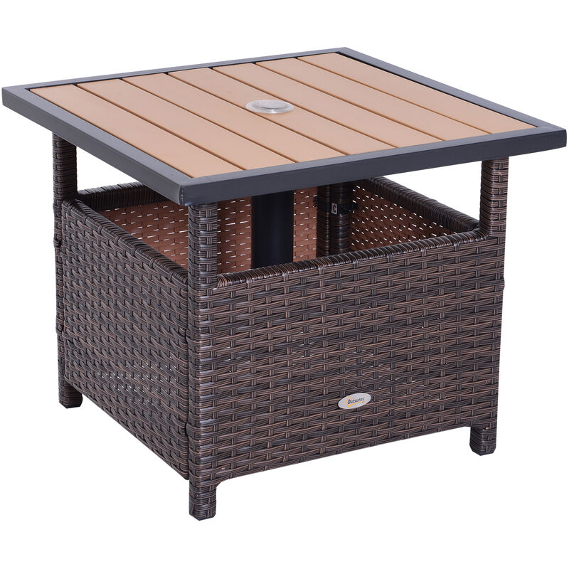 gartentisch mit sonnenschirm