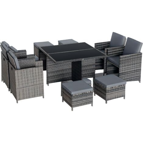 Best Cube Rattan Garden Furniture - Cube 4 Seater Rattan Effect Patio Set Black 459 Best Cube Rattan Garden Furniture - Cube 4 Seater Rattan Effect Patio Set Black 459