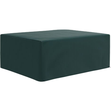 Outsunny Schutzhülle für Gartenmöbel Winterfest Wasserdicht Abdeckung Anti-UV Abdeckplane Gewebe Abdeckhaube für Gartentische Terrassenmöbel Rechteckig 235 x 190 x 90cm Grün