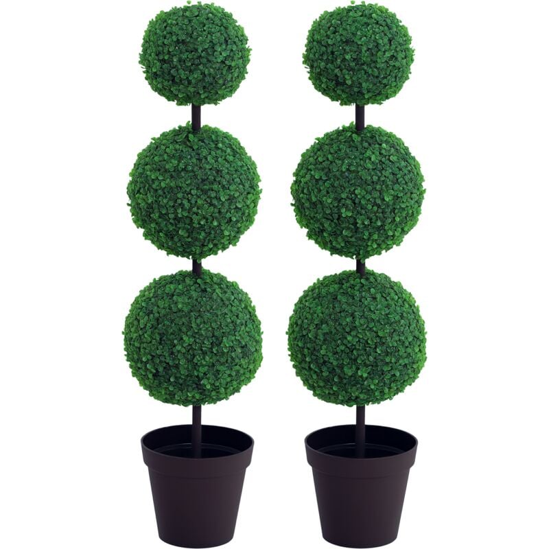 outsunny artificial monstera tree decorative plant Outsunny