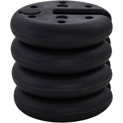 Outsunny Set of 4 Canopy Tent Weight Sand Fillable Strong Plastic
