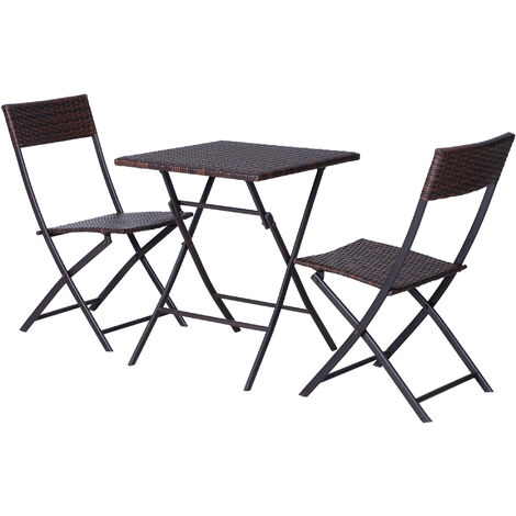 Sedia Pieghevole Effetto Legno Antracite - Resina E Metallo, Per Esterno/Mare/Picnic, 86x45x50cm