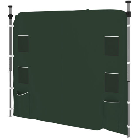 Outsunny Side Panel for 3x3 m Pop Up Gazebos, 1 Pack Sidewall Only, Green