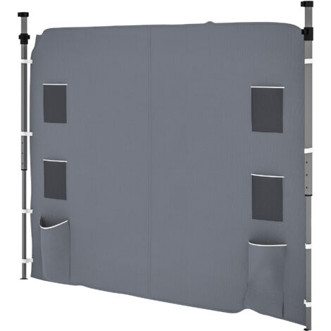 Outsunny Side Panel for 3x3 m Pop Up Gazebos, 1 Pack Sidewall Only, Grey
