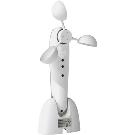Outsunny Sonnensensor Elektrischer Windsensor Wetterstation Außensensor Windwächter Sonnenwächter Funksensor für Markisen Außenbeschattungen Gelenkarmmarkisen