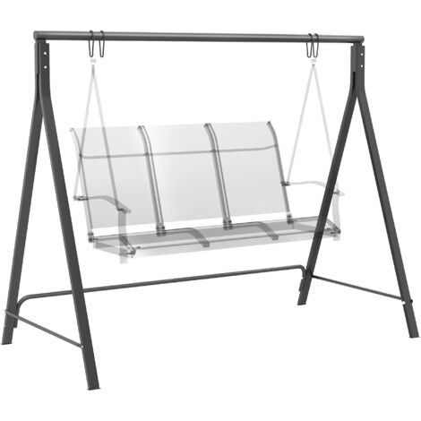 Outsunny Swing Stand, Meta Swing Frame, 240kg Weight Capacity, Black