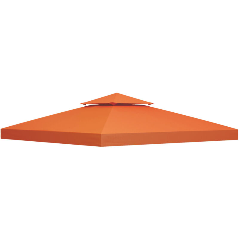 

Techo de Reemplazo 3x3m y 3x4m para Estructura de Carpa Pabellon Cenador Terracota - terracota - Outsunny