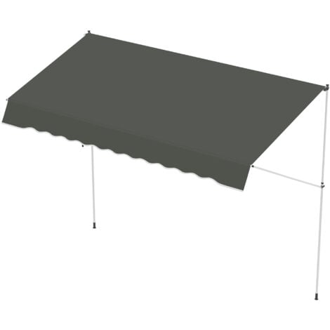 Outsunny Tenda da Sole Telescopica a Parete Avvolgibile Apertura