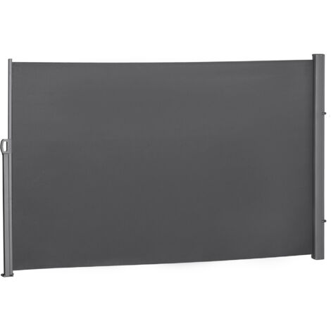 Outsunny Tenda Frangivista da Giardino Estensibile e Avvolgibile 3x1.8m Grigio