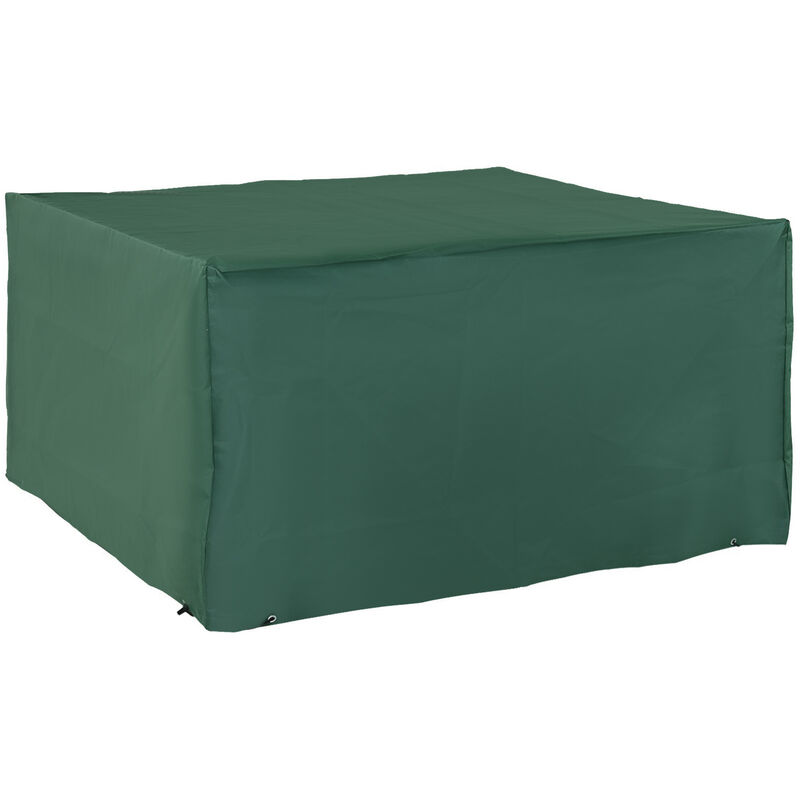 UV Rain Protective Rattan Furniture Cover for Wicker Rattan Garden 135x135x75cm - Outsunny