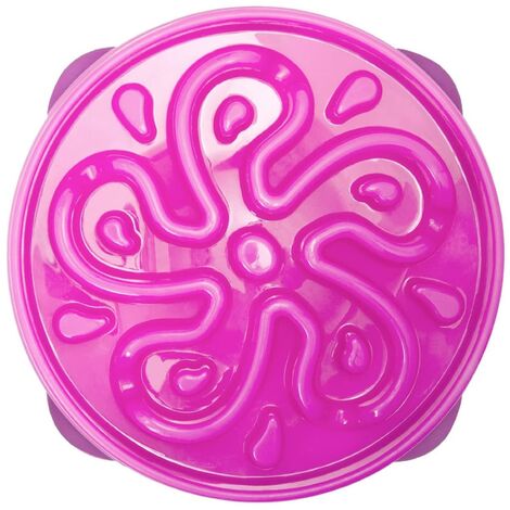 Outward Hound Slow Feeder for Dogs Slo Bowl Flower Purple 1579