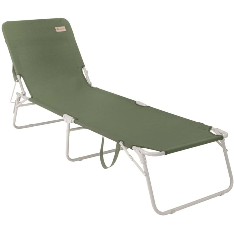 Folding Sunlounger Tenby Vineyard Green Outwell