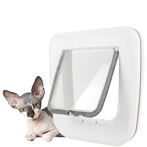 Ouverture de porte pour chien, chatière, fermeture automatique de la porte