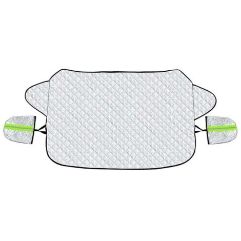 ouverture Pare Brise Voiture Protection Pare Brise Hiver Protege Pare Brise Magnétique Universelle Couverture Repliable pour Bache Voiture Anti Givre Neige UV Poussière Pluie (147x10