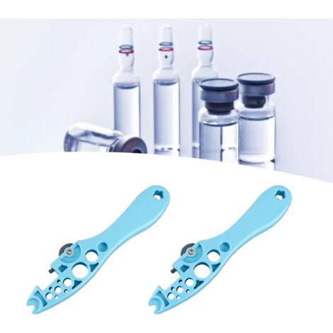 [Ouvre Ampoule] Ouvre Ampoule Professionnel Doux en Plastique Multifonction [Kit Sécurité Médicale] pour Clinique et Famille - 2PCS