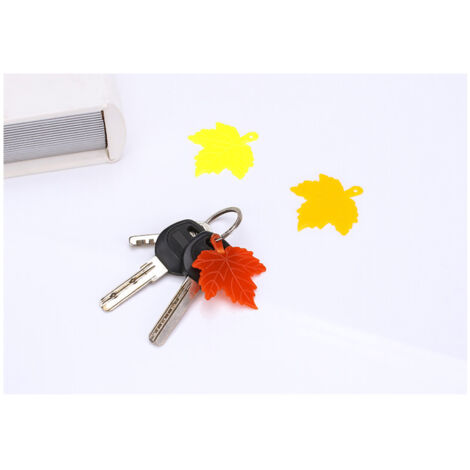 Ouvre-Boîte Compact Universel en Plastique pour Colis, Enveloppes et Carton - Style Feuille d'Érable 4.5x5cm
