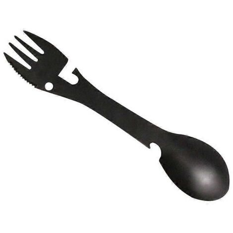 Ouvre-bouteille portable en forme de fourchette  Outil multifonction pour le camping et la cuisine (cuillère) - 2019