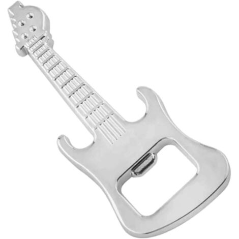 Ouvre-bouteilles Guitare - Alliage De Zinc - Pour Cuisine Bar Bureau - Décoration Musicale - 1 Pièce