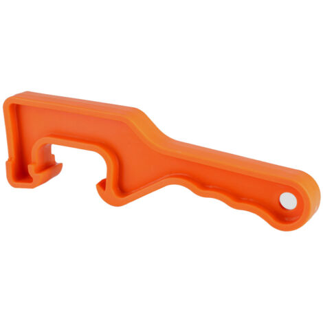 Ouvre-couvercle de pot de peinture en plastique jaune pour seau ou pot de peinture, idéal pour la maison, le bureau ou le garage.