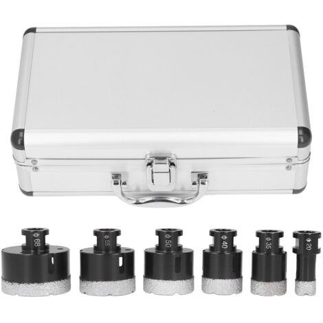 Ouvre-meuleuse d'angle de scie cloche en diamant, filetage M14 20 35 40 50 55 68mm pour carreaux de verre et marbre 6 pièces