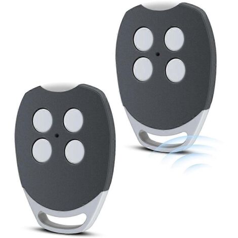 Ouvre-porte de garage 433,92 MHz, 2 télécommandes de porte de garage