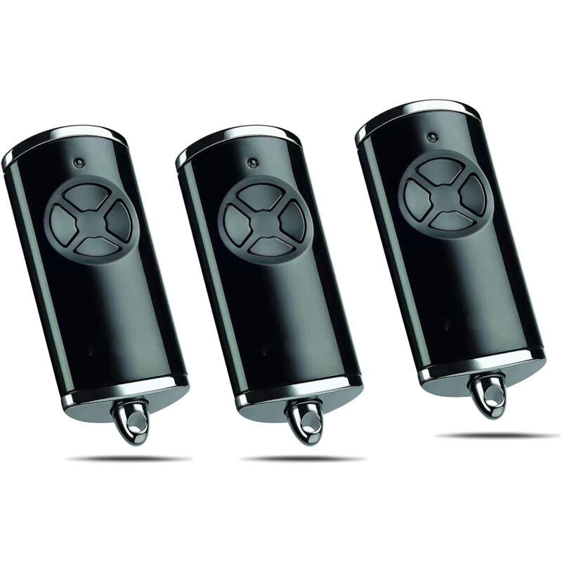Ouvre-porte de garage 868,3 bs MHz, télécommande de porte de garage compatible avec Hörmann bs HSM4 HSE2 HS1 HS4 HSZ1 HSZ2, émetteur manuel 3 pièce