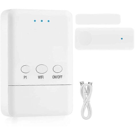 Ouvre-porte de garage universel intelligent Tuya WIFI avec capteur de porte et contrôleur sans fil compatible Alexa et Google (prise UE)