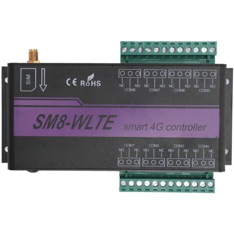 Ouvre-porte GSM 8 canaux 4G, contrôleur d'accès pour téléphone portable, interrupteur de télécommande, alarme de panne de courant SMS