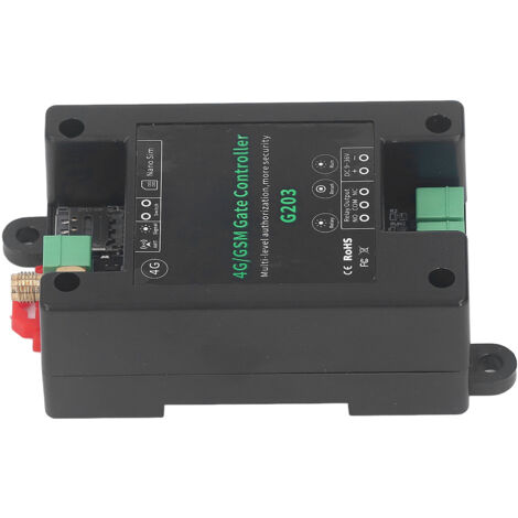 Ouvre-porte GSM G203 3G 4G, accès à la porte de Garage, télécommande, prise en charge du redémarrage, réinitialisation, DC9-36V