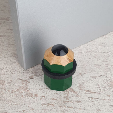 Ouvre&Déco – Butée de porte sol CRAYON, Bois vert
