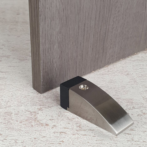Ouvre&Déco – Butée de porte sol DELTA, Inox mat