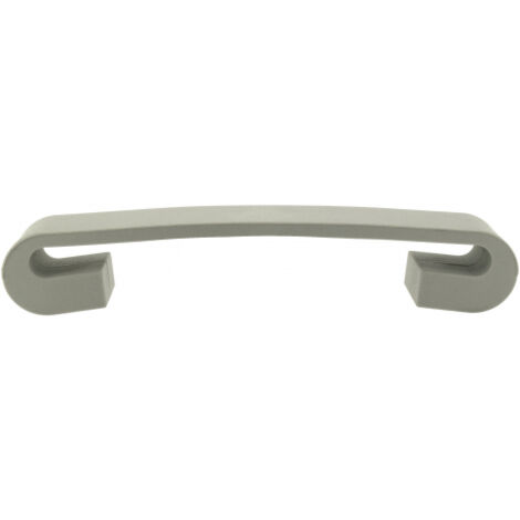 Ouvre&Déco – Lot de 2 poignées de porte et tiroir de meuble plastique gris entraxe 128 mm, YSER