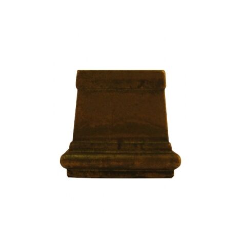 Ouvre&Deco – Pied de meuble ancien en laiton 33x32 mm – Finition rouillée vintage – Hauteur 30 mm – Largeur 28 mm – Accessoire pointe inclus