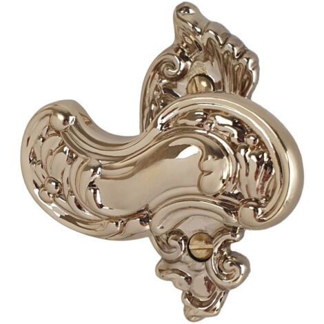 Ouvre&Deco – Poignée de fenêtre crémone en laiton doré poli – Modèle SULLY – Conception ergonomique pour usage quotidien – Résistance à la corrosion