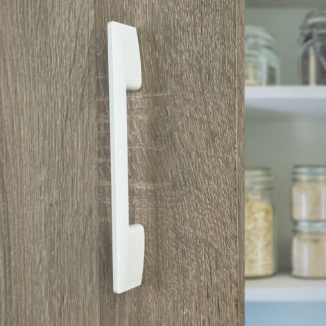 Ouvre&Déco – Poignée de meuble MALTA, nylon blanc entraxe 96 mm