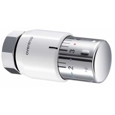 OV Thermostat Uni SH weiß/verchromt, mit Nullstellung