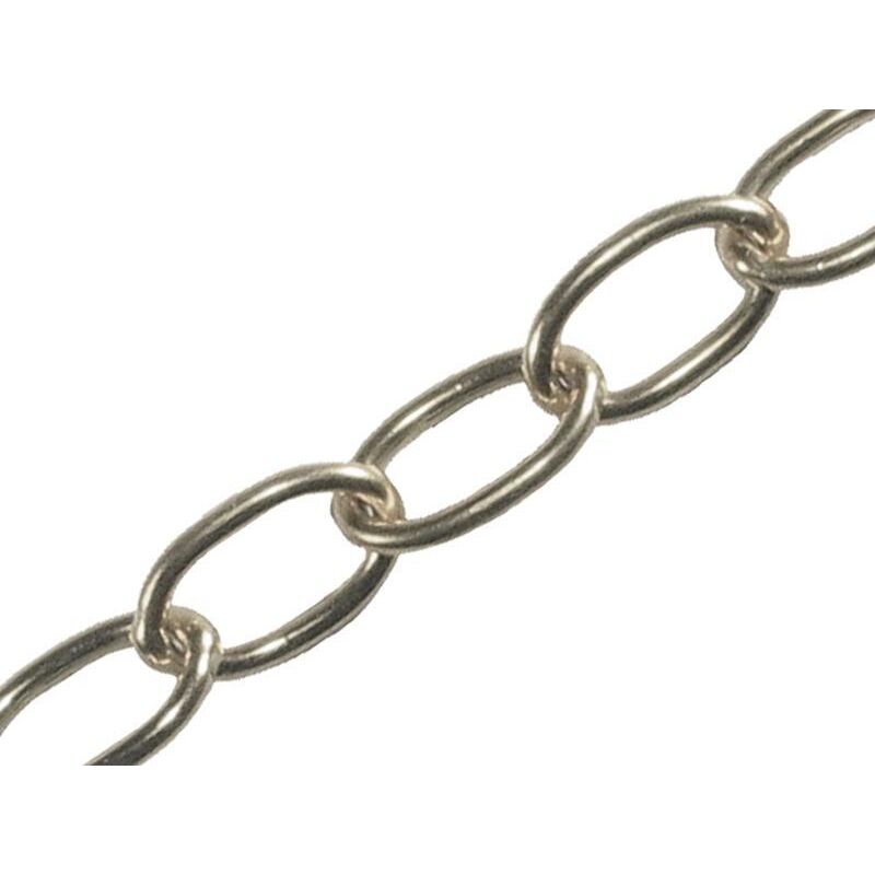 Faithfull - Oval Chain 2.3mm x 10m Chrome FAICHOC23