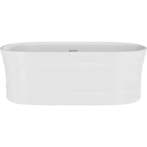 AquaVolere Throwley Modern Grey Freestanding 1700x780x670mm Bath | BATH SUPERMARKET