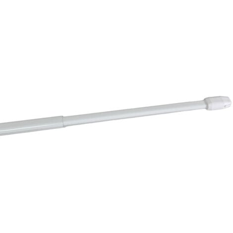 OVALE - 2 tringles à rideaux extensibles 40-65cm Coloris - Blanc