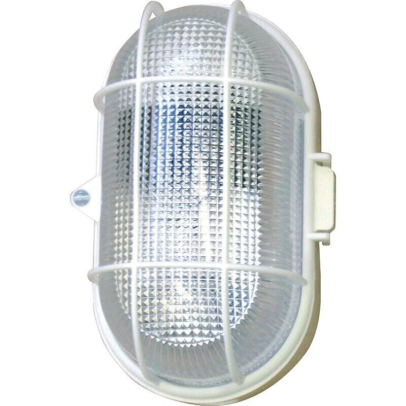 Hublot ovale E27 60W blanc - Ebenoid