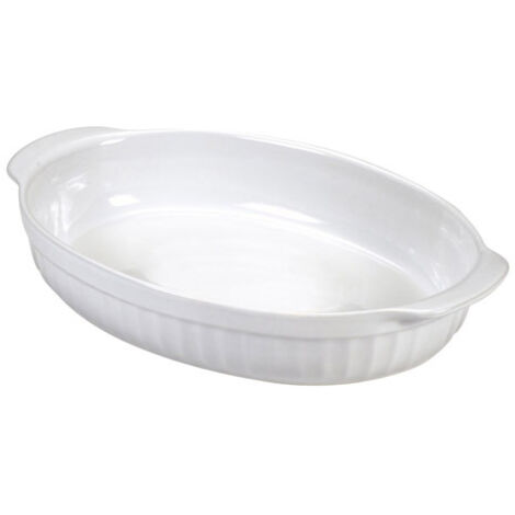 OVALE MEDIO 30x18 CERAMICA BIANCA C00TC3