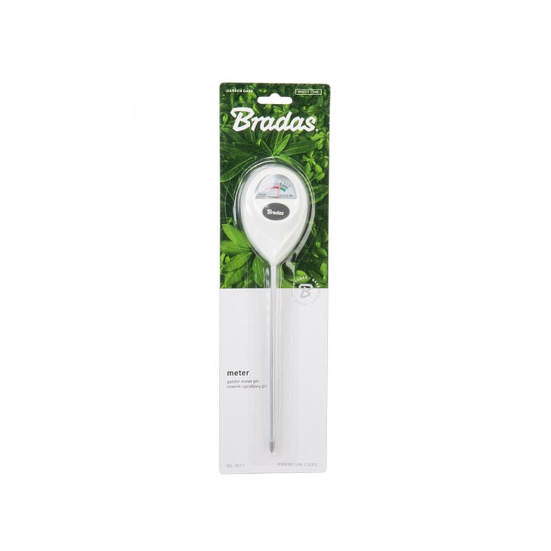Bradas - pH-mètre de sol, analogique, ovale, sans pile